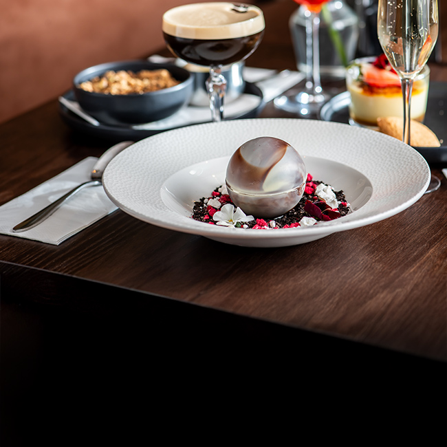 Dessert menu at The Apple Tree
