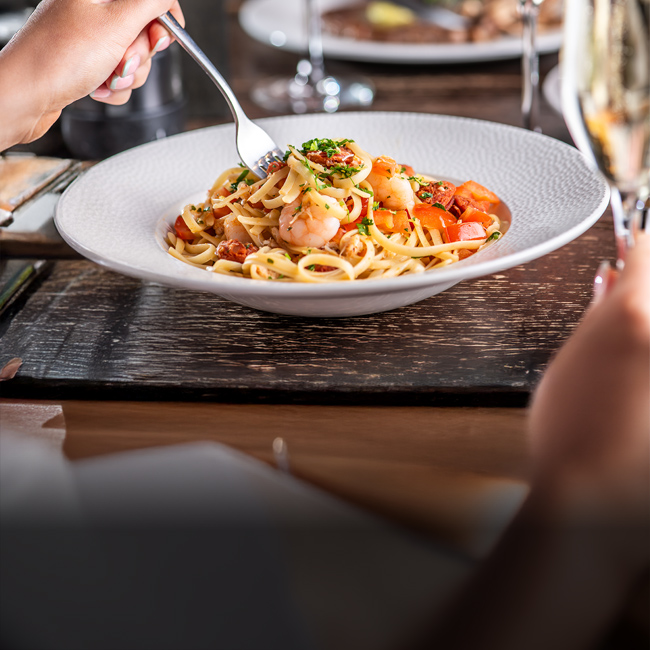 Dessert menu at The Apple Tree