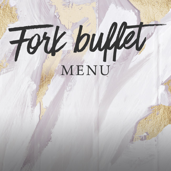 Fork buffet menu at The Apple Tree
